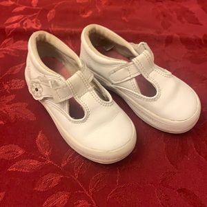 White leather Keds Girls 7